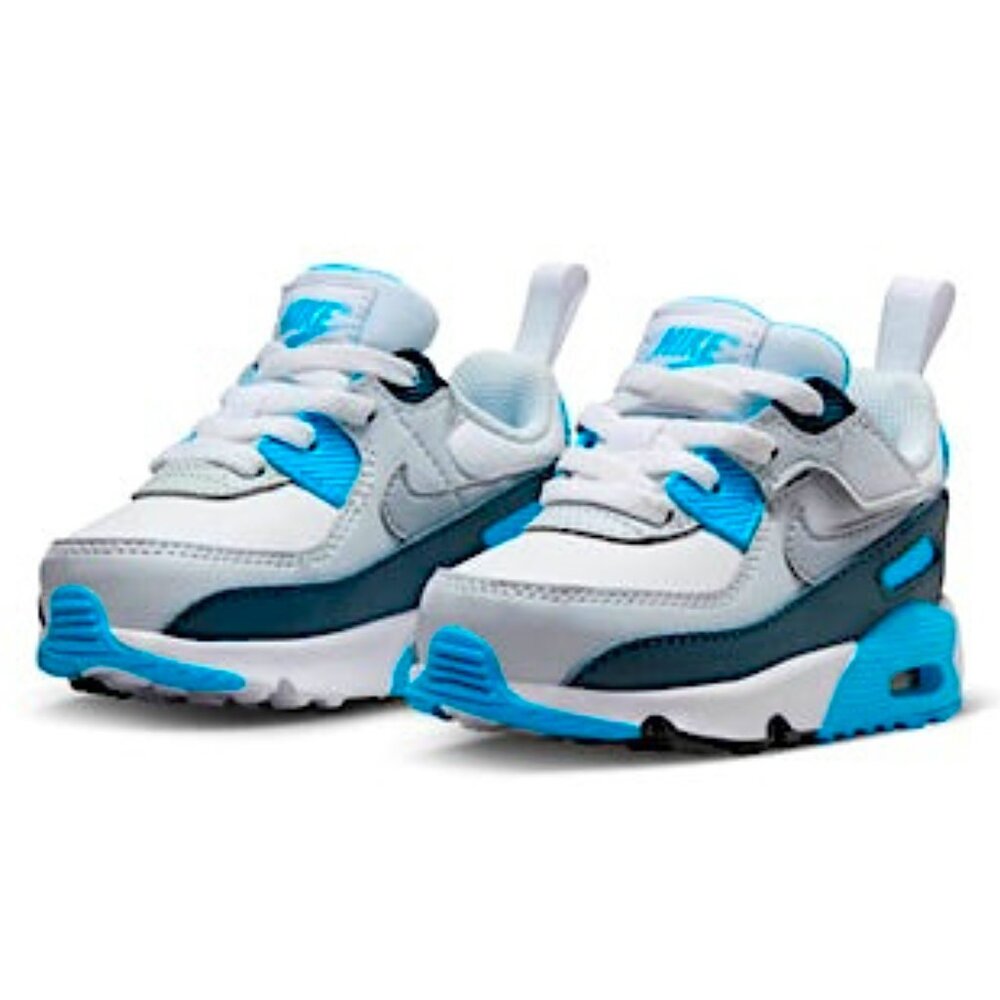 The Nike Air Max 90 Baby Toddler Easy On Shoes in size 3c